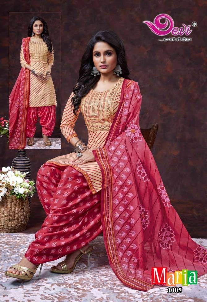 Devi Maria Indo Cotton Daily Wear Readymade Suits